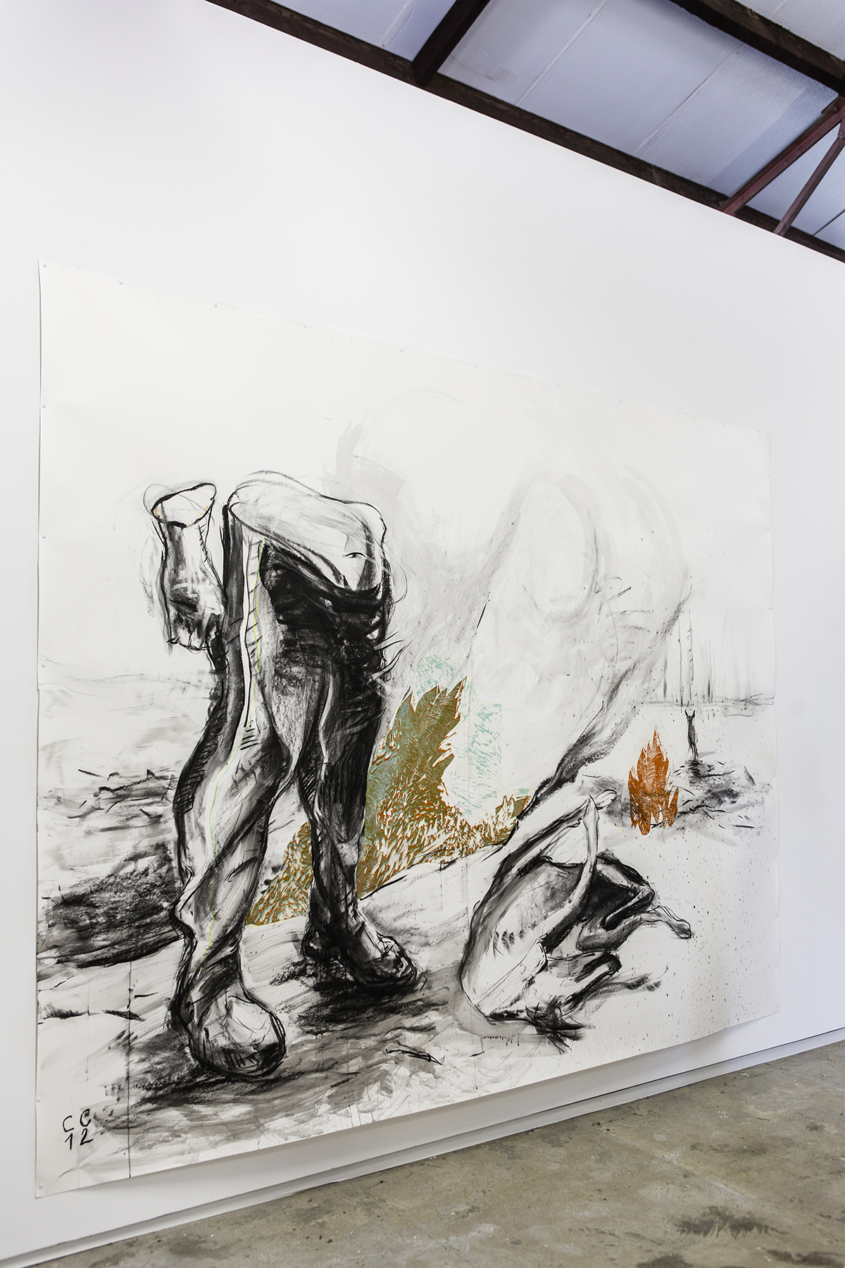 Das Treffen, "After the riot", 240x280cm